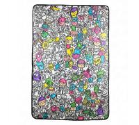 Decorative Coloring Blanket, Quirky Color Play, 100 X 140 Cm