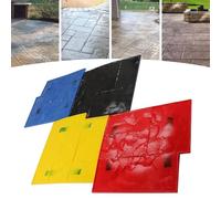 Decorative Concrete Stamp Mat with Realistic Slate Texture for Seamless Wall and Outdoor Surface Enhancement