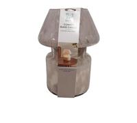 Decorative Confetti Glass Candle with Soft Fragrance Approx 40 Hour Burn Time Textured Glass Jar for Home Décor Table Display and Ambient Lighting (Light Colour)