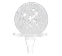 Decorative Crystal Ball Indoor Sphere Craft Silver Crystal Plastic