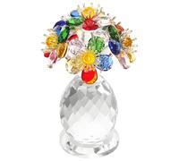 Decorative Crystal Flower Figures, Nature Sculptures, Color