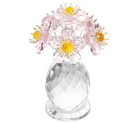 Decorative Crystal Flower Figures, Nature Sculptures, D