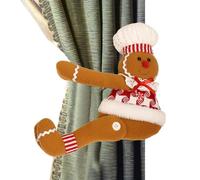 Decorative Curtain Tiebacks, Curtain Tiebacks | Cute Gingerbread Man Christmas Ties - Creative Curtain Holdbacks Curtain Holdbacks for Home