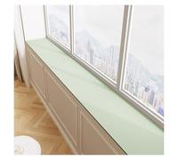 Decorative Cushions for Window Sills, Diatomaceous Earth Mat with Non-Slip Backing, Let The Windowsill No Longer be Cold(Light Green,23.6x23.6in/60x60cm)