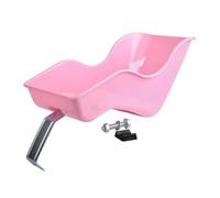 Decorative Cycle Doll Seat - Pink Doll Carrier, Funny Bicycle Attachment | Doll Seat with Secure Clip On Snacks Transport Seats Elegant Dolls