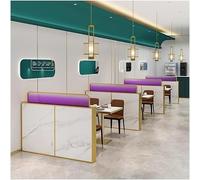 Decorative Desktop Partition Screens for Dining Areas - Gradient & Striped Design, Privacy Divider for Restaurants & Bars, Gold, 100x30cm - Stylish Space Separator