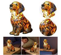 Decorative dog-shaped desk lamp - perfect for bedroom or office. Decorative night light in the shape of an animal.