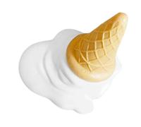 Decorative Door Stop - Banana Ice Cream Shaped Floor Wedge Silicone Door Barrier Strip Protective Accessory No Drilling Playful Interior Accent Piece |