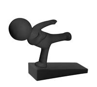 Decorative Door Stop, Soft Grip, 9x5x3cm, Rubber Safety Wedge, Cartoon Bumper Block, No-Slip Base, for Apartment Office Bedroom Room Bar Floor Wall Security