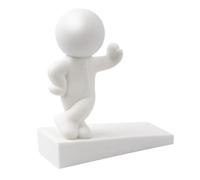 Decorative Door Stop, Soft Grip, 9x5x3cm, Rubber Safety Wedge, Cartoon Bumper Block, No-Slip Base, for Apartment Office Bedroom Room Bar Floor Wall Security