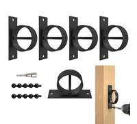 Decorative Drop Ring Rope Holder - Hanging Ring Holder - Wall Mount Easy Assembly Railing Stair Bridge