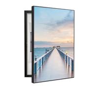 Decorative Electric Meter Box Cover, Detachable Panel Painting for Breaker Box, Unique Wall Art for Living Room and Entryway (35x45CM/13.8x17.7in)