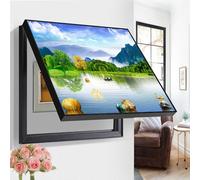Decorative Electric Meter Box Cover Wall Art Concealer for Home Decoration(J,55 * 45cm)