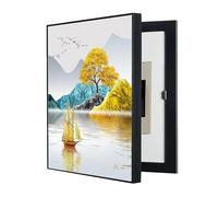 Decorative Electric Meter Box CoverVertical Style Fuse Box Hideaway for Bedroom & StudyWall Art Painting (D 40x50cm)