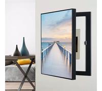 Decorative Electrical Panel Cover Cabinet - 35x45cm to the right Fuse Box & Meter Cover to Hide Unsightly Utility Boxes, Ideal for Indoor & Outdoor Use