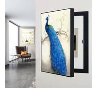 Decorative Electrical Panel Cover Cabinet - 50x60cm to the left Fuse Box & Meter Cover to Hide Unsightly Utility Boxes, Ideal for Indoor & Outdoor Use