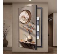 Decorative Electrical Panel Cover, Handcrafted Wall Art for Hiding Breaker Box, Eco-Friendly Material Fuse Box Painting for Home (28"x39")