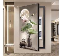 Decorative Electrical Panel Cover, Handcrafted Wall Art for Hiding Breaker Box, Eco-Friendly Material Fuse Box Painting for Home (28"x39")