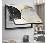 Decorative Electrical Panel Cover Internal Meter Cover, Hide Paintings Ideal with Hydraulic Support for Your Home Paintings(F,60 * 50CM)