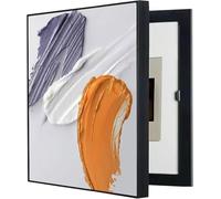 Decorative Electrical Panel Cover - Meter Box Concealment Cover | Framed Poster/Art Box for Electrical Panels - Wall Decor for Living Rooms and Hallways(D,50X70CM/19.6x27.5in)