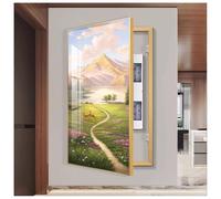 Decorative Electrical Panel Cover, Wall Mounted Breaker Box Concealer, Artistic Fuse Box Cover for Home and Office