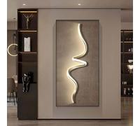 Decorative Electrical Panel Cover, Wall Mounted Breaker Box Cover, Modern Flip-Up Switch Box for Home and Office