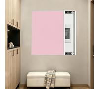 Decorative Electrical Panel Cover, Wall Mounted Fuse Box Cabinet, Modern Distribution Board with Sliding Door, Durable White PS Frame, 16x20 Inch