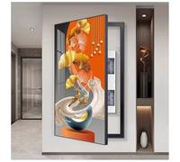 Decorative Electrical Panel Cover, Wall Mounted Fuse Box Concealer for Living Room and Home Offices