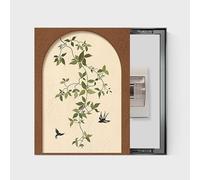 Decorative Electrical Panel Cover with Upper Lift Lid, Conceals Breaker Box for Wall Aesthetics and Easy Access