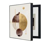 Decorative Electrical Panel CoverLeft Open Breaker Box Fuse Box Cabinet for Restaurant & Hotel70x50cmStylish Hideaway Solution for Modern Interiors