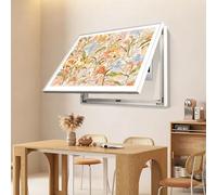 Decorative Electrical Panel CoverWallMounted Switch & Fuse Box Hideaway Artful Breaker Cover 50x40cm/19.7x15.7in Stylish White Design