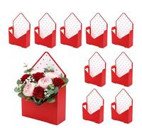 Decorative Envelope Boxes, Small Packaging Bags, Floral Packaging With Waterproof Paper, Gift Box 10 Pieces, Category Party Supplies, Creative Presentation Solution For Packaging