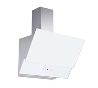 Decorative extractor hood - powerful 230w motor, extraction 641.8 m3/h, energy class A, touch panel and 9 min auto-off timer #