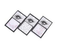 Decorative Face Jewels 3 Sets Resin Eye Gems for Party and Makeup