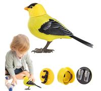 Decorative Fake Birds Electric Interactive Toy ABS PC 13.5x9cm Realistic Simulation Birds Sound Tree Ornaments, for Garden Decorations Pet Supplies Home