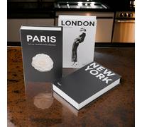 Decorative Fake Books with Realistic Design for Enhancing Interior Style in Residential and Commercial Settings Using Gray Board Material (set)