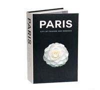 Decorative Fake Books with Realistic Design for Enhancing Interior Style in Residential and Commercial Settings Using Gray Board Material (Paris)