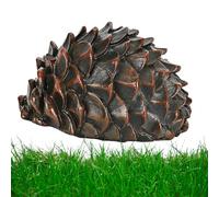 Decorative Fake Rock Key Hider Waterproof Light A Button Stone, Weatherproof Artificial Stone, Key Stones for for Outdoor Garden, Grey, Grey