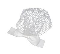 Decorative Fascinator Veil For Women 1920s Flapper Veil Headpiece Mesh Hair Clip Tea Party Hat Headpiece Wedding Hat Veils