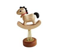 Decorative Figure for Car Dashboard, Fun Gift, Car Interior Ornament, Rocking Horse, Home Decoration, Table- Style a