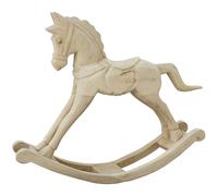 Decorative Figure Home Accent White Wood 49cm Vintage Handcrafted Living Room