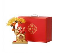 Decorative Figurine Prosperity Statue Money Tree Ornament Deity Sculpture Resin Build With Traditional Festive Touch Suitable for business openings