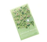 Decorative Financial Notebook Safe Partition Systems to Categorize Monetary Items While Enhancing Home Decors Cash Collection Journal