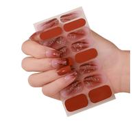 Decorative Fingernail Wraps with Direct-Apply Placement, ZE1047 | Direct-to-Fingernail Decorative Wraps, Color and Pattern Accents for Fingernails, Alternative to Hand-Drawn
