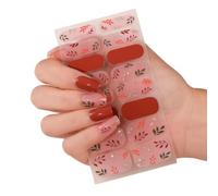 Decorative Fingernail Wraps with Direct-Apply Placement, ZE1048 | Direct-to-Fingernail Decorative Wraps, Color and Pattern Accents for Fingernails, Alternative to Hand-Drawn