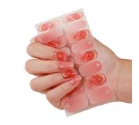 Decorative Fingernail Wraps with Direct-Apply Placement, ZE1059 | Direct-to-Fingernail Decorative Wraps, Color and Pattern Accents for Fingernails, Alternative to Hand-Drawn