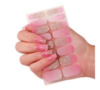 Decorative Fingernail Wraps with Direct-Apply Placement, ZE1062 | Direct-to-Fingernail Decorative Wraps, Color and Pattern Accents for Fingernails, Alternative to Hand-Drawn