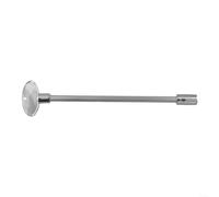 Decorative Fireplace Key 8 Inch for Gas Fire Pits | Polished chrome finish, elegant decor accent, resists tarnish, 8 inch length, enhances fireplace aesthetics