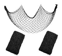 Decorative Fishing Net 5x10 ft,YuanDe 2 Pack Large Picture Fish Net, Wall Photo Hanging Fishnet for Nautical Mermaid Pirate Ocean Themed Hawaii Beach Under The Sea Party Decorations