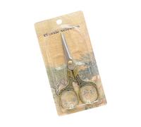 Decorative Floral Metal Scissors for Crafting Documents Fabric Ergonomic Handle Feature Antique Household Scissor